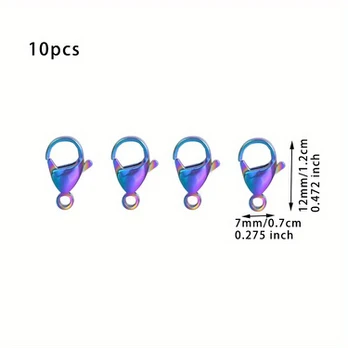 Omaro užsegimai, 12mm/10pcs