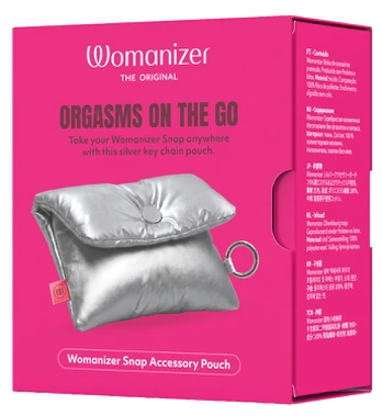 Womanizer Snap Pouch Sidabrinis
