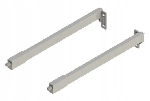 Longitudinal rail square for drawers AXISPRO 400mm anthracite