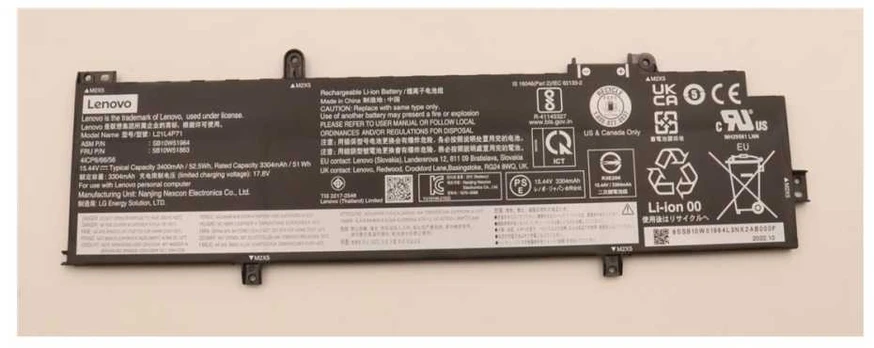Lenovo 52.5Wh lithium-ion internal battery