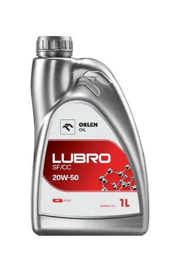 Variklių alyva Lubro (1L) 20W50 ;API CC; SF