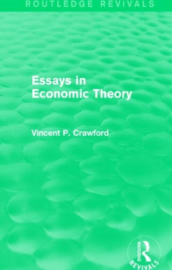 Essays in Economic Theory (Routledge Revivals)