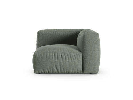 Modul Armless, "Martina", 1 Seat, 120x120x75, Moss Green
