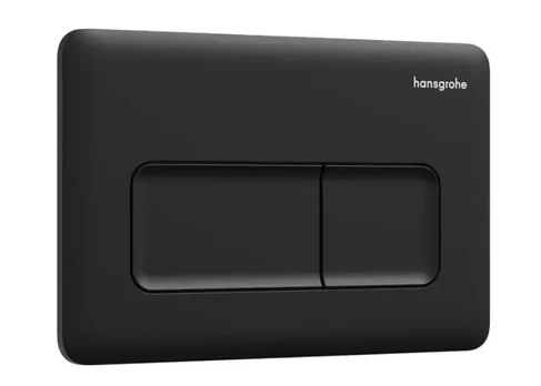 Hansgrohe HG iFrame Original Q Trykplade - til dobbeltskyl, Mat sort