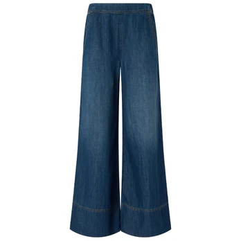Kelnės moterims, Mėlyna, Spiaggia trousers