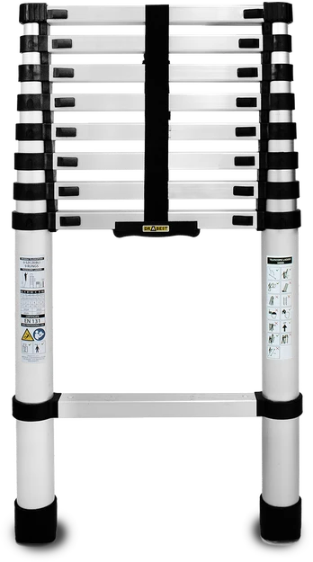 Teleskopinės kopėčios DRABEST 1x9 2,6m