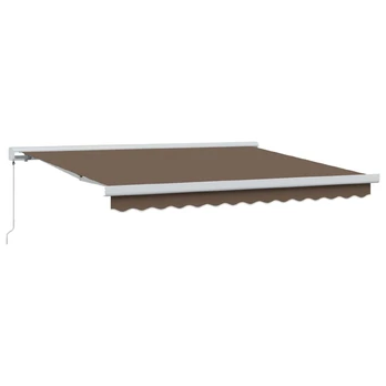 Ištraukiama markizė Taupe 300 x 250 cm Audinys ir aliuminis