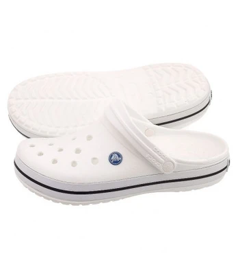 Crocs Crocband White 11016 (CR4-a) Moteriški batai/šlepetės