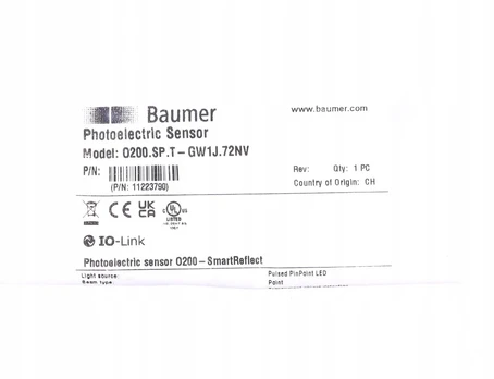 Baumer O200.sp.t-gw1j.72nv 11223790 ! naujas !