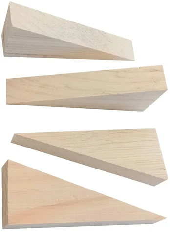 Sezamstyl Mediniai kilimai, 4 × 10 cm, 4 vnt.