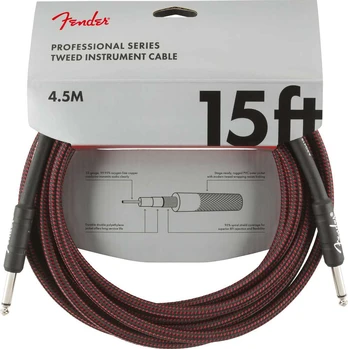 Instrumentinis kabelis Fender Professional 4,5M RD T