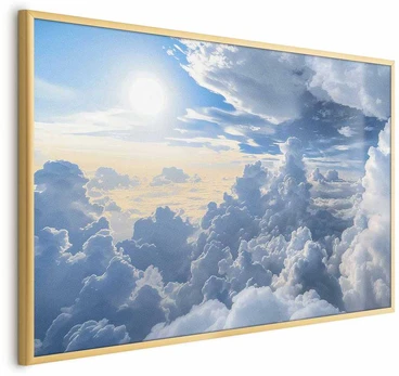 Artgeist Plakatas - Symphony of Light: Sun and Clouds Playing Together on a Beautiful Sky