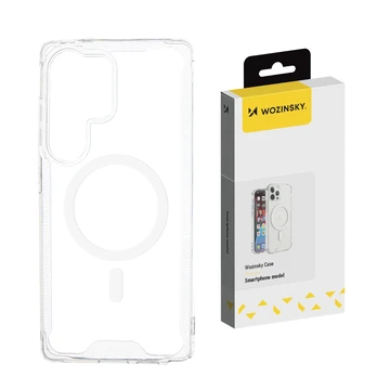 Dėklas Wozinsky Clear Corner Case MagSafe na Samsung Galaxy S24 FE - skaidrus