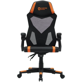 CANYON gaming chair Flow MCH01 Mesh Black Orange | CNE-MCH01