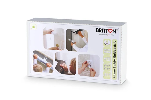 Spintelių, stalčių, spynų apsaugos Britton A, white