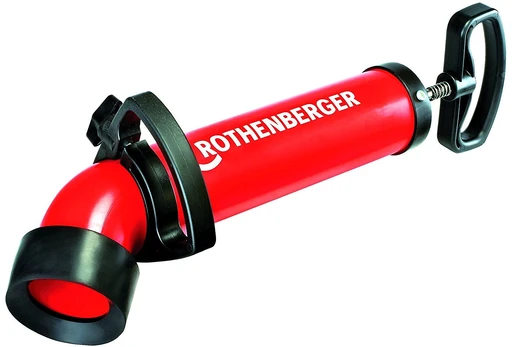 Pompa vamzdžių valymui ROPUMP SUPER PLUS su 2 adapteriais, Rothenberger