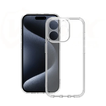 Dėklas Vmax Acrylic Anti-drop case for iPhone 16 Plus 6,7' transparent