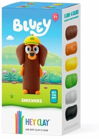 TM Toys TMT HeyClay fig BLUey Snickers+akc.5pak 45544