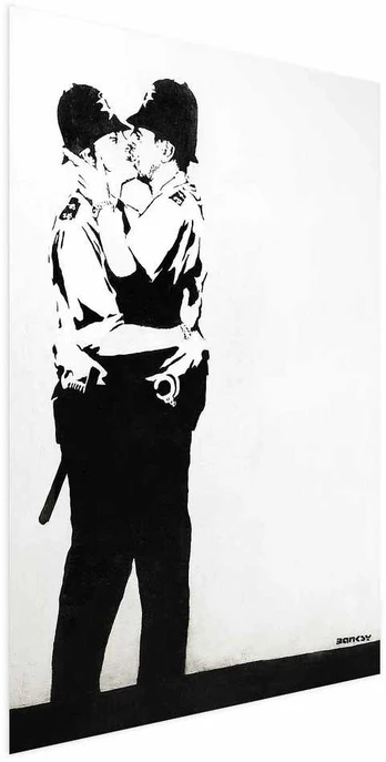Artgeist Plakatas - The Policemen's Kiss