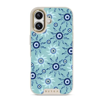 Blue Gaze - iPhone 17 Case, Elite Light (MagSafe) / Gold
