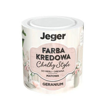 Dažai, baldams Jeger Chalk Paint Geranium, matinis, 0.5 l, rožinė