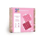 Connetix - Base Plate - Pastel Pink &amp; Berry - (CT-P-PB002-BP) kaina