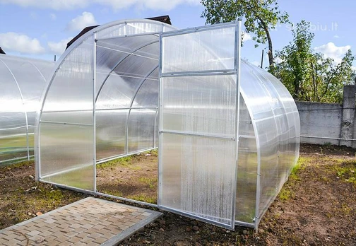 Šiltnamis 3x10 Agro Plius su 4 mm polikarbonato danga