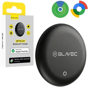 Blavec GPS sekiklio žymė BTG-01 – Bluetooth Dual Apple & Android (BTBTG01-B) juoda
