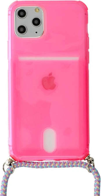 Topt STRAP Fluo dėklas skirtas Apple iPhone 7 Plus/8 Plus Rožinė
