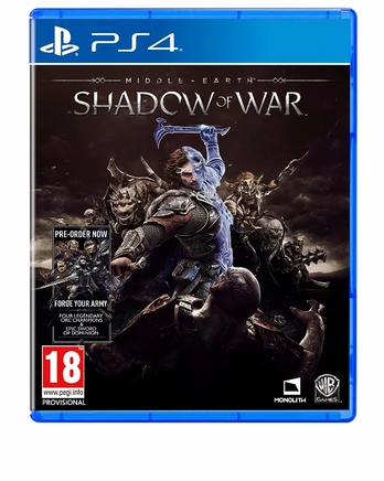 Middle Earth Shadow Of War Playstation 4