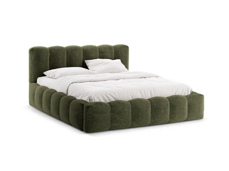 Storage Bed With Headboard, "Lupine", 226x226x95 Made in Europe