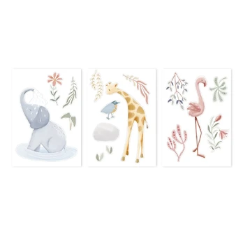 Little Dutch Wall Sticker Set ´Blooming Safari´