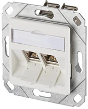 METZ CONNECT E-DAT modulis 2 port UPk Cat.6A, grynai baltas