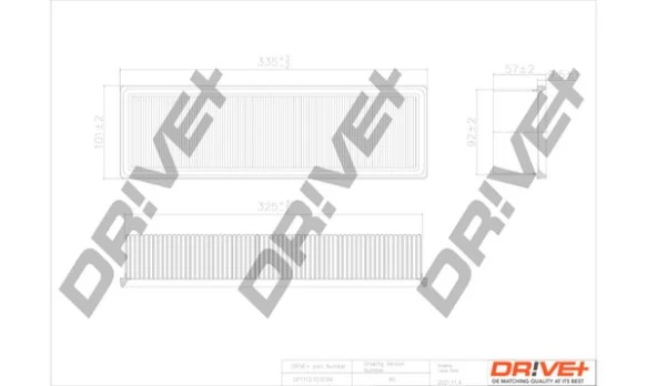 Oro filtras Dr!ve+ DP1110.10.0199