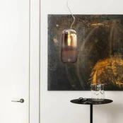 "Artemide Gople" pakabinamas šviestuvas, bronzos ir juodos spalvos