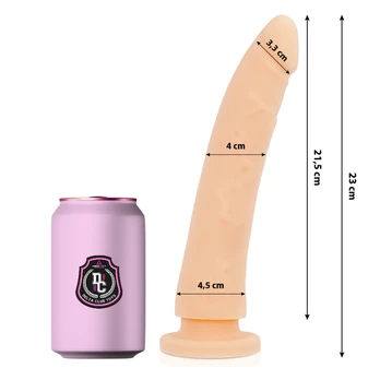 DELTA CLUB - Natūralus Dildo Silikonas 23 cm
