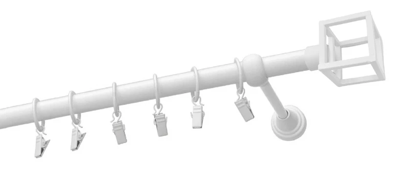 Karnizas Olimp Forma, 150 cm, Ø 19 mm, balta