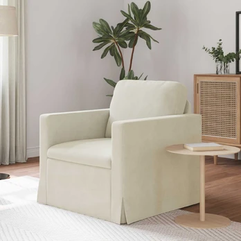 Sofa Kreminė 78 x 78 x 80 cm Aksomas
