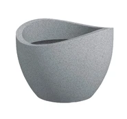 Vazonas Scheurich Stony Grey 250/50, plastikinis, Ø 50 cm, pilkas kaina