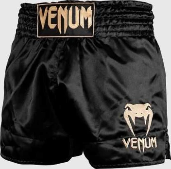 Muay Thai šortai Venum Classic - Juodas/Gold