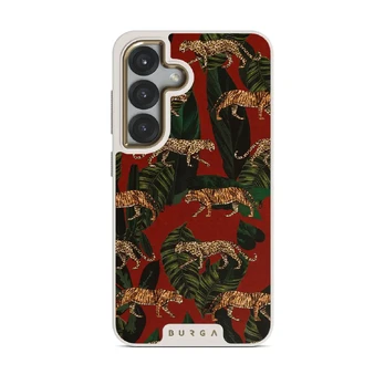 Morning Commute - Designer Samsung Galaxy S25 Case, Elite Light (Magnetic) / Gold
