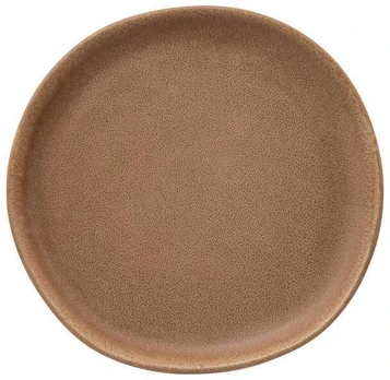 Rudos spalvos akmens masės lėkštė, Ø 21 cm