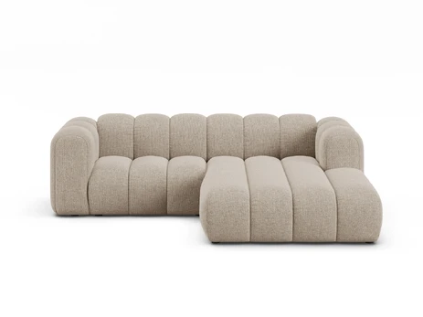 Modular Right Corner Sofa, "Lupine", 3 Seats, 230x177x70, Dark Beige