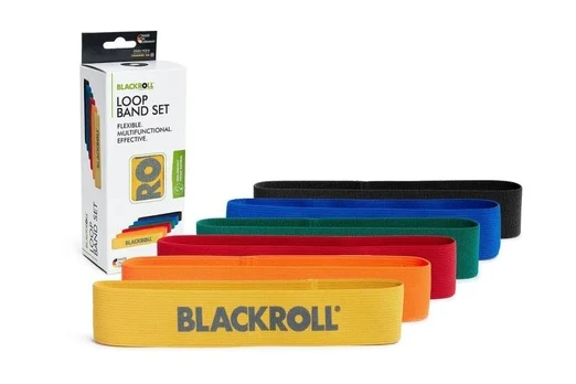 Pasipriešinimo gumos BLACKROLL® LOOP BAND SET, 6 vnt.