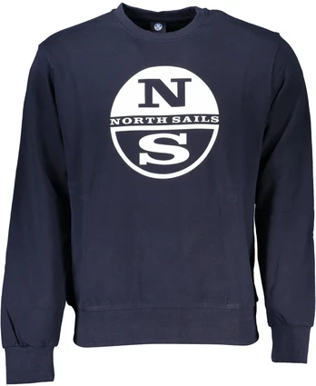 MĖLYNA VYRIŠKA BEUŽRAKTĖ BLUZA NORTH SAILS