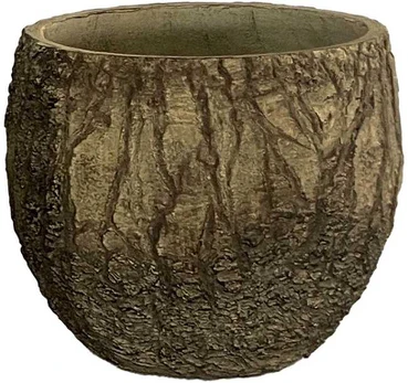 Gėlių vazonas „SUNNY OAK“, D29 x H26 cm, rudas