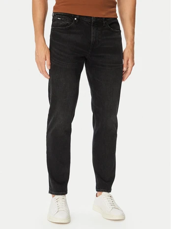 BOSS Džinsai Double B 50570923 Juoda Slim Fit