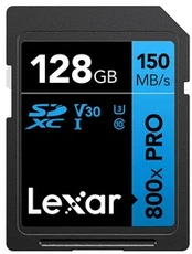 Lexar Professional 800x Pro SDXC 128GB memory card