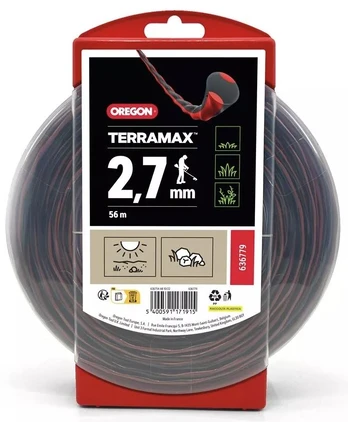 Trimerio valas Terramax 2,7 mm x 56 m, OREGON
