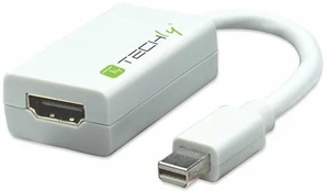 Adapteris Techly Mini DisplayPort, HDMI, 0.15 m, balta kaina